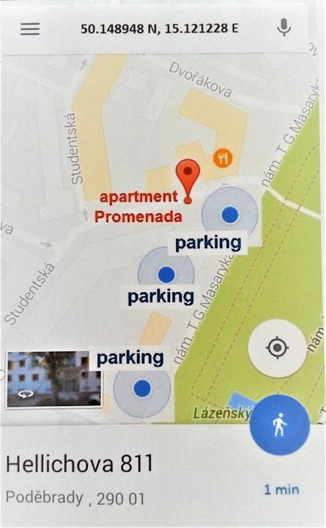 Apartment Promenada Poděbrady Eksteriør bilde